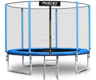 Батут с защитной сеткой Neo Sport 8FT 252 cm (Blue/Black)