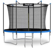 Батут с защитной сеткой Neo Sport 8FT 252 cm (Blue/Black)