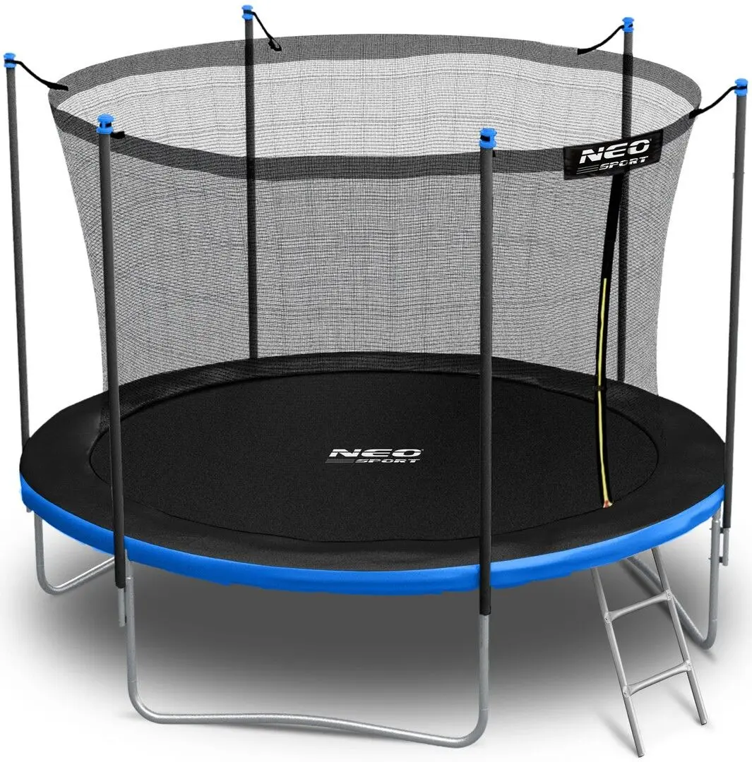 Trambulina cu plasa de protectie Neo Sport 8FT 252 cm (Blue/Black)