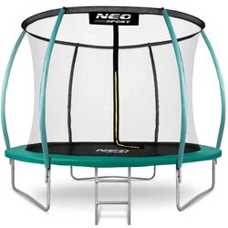 Trambulina cu plasa de protectie Neo Sport 8FT 252 cm (Blue/Green)
