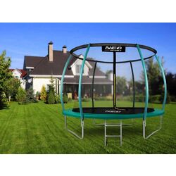 Trambulina cu plasa de protectie Neo Sport 8FT 252 cm (Blue/Green) Thumb