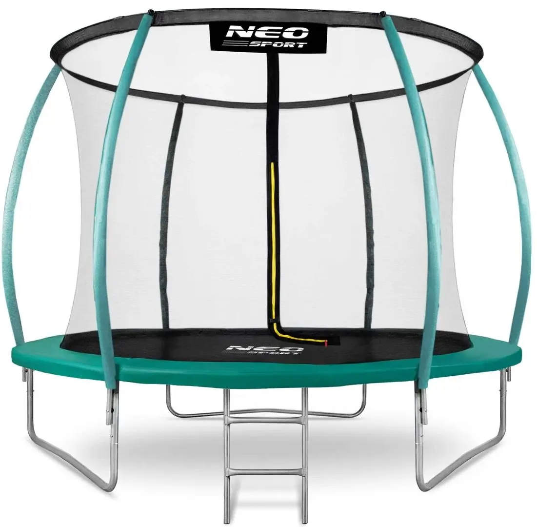 Trambulina cu plasa de protectie Neo Sport 8FT 252 cm (Blue/Green)