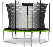 Батут с защитной сеткой Neo Sport 8FT 252 cm (Green/Black)