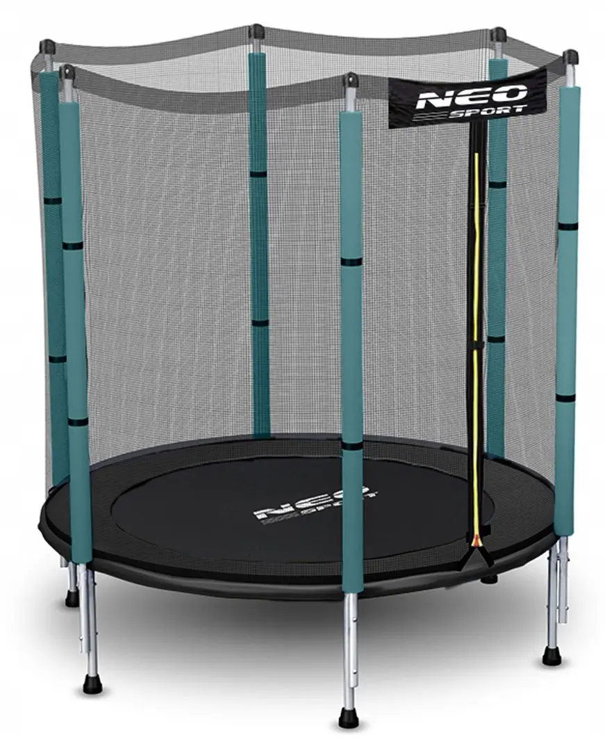 Trambulina cu plasa de protectie Neo-Sport NS-04Z230F 140cm (Black/Blue)