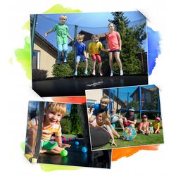 Trambulina cu plasa de protectie Neo-Sport NS-04Z230F 140cm (Black/Blue) Thumb