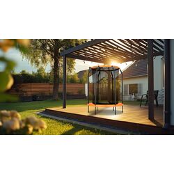 Trambulina cu plasa de protectie Neo-Sport NS-05W240F 152cm (Black/Orange) Thumb