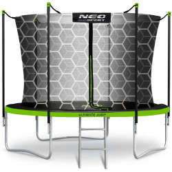Trambulina cu plasa de protectie Neo Sport NS-06W231 (Green/Black) Thumb