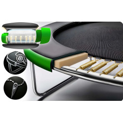 Trambulina cu plasa de protectie Neo Sport NS-06W231 (Green/Black) Thumb