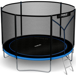 Trambulina cu plasa de protectie Neo Sport NS-06Z221 (Black/Blue)