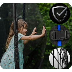 Trambulina cu plasa de protectie Neo Sport NS-06Z221 (Black/Blue) Thumb