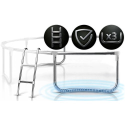 Батут с защитной сеткой Neo Sport NS-06Z231 (Black/Green) Thumb