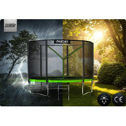 Батут с защитной сеткой Neo Sport NS-06Z231 (Black/Green) Thumb