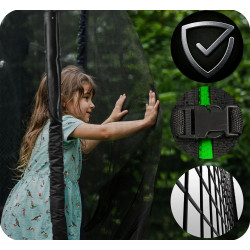 Батут с защитной сеткой Neo Sport NS-06Z231 (Black/Green) Thumb
