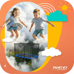 Trambulina cu plasa de protectie Neo Sport NS-07X10Z251 (Black/Blue) Thumb