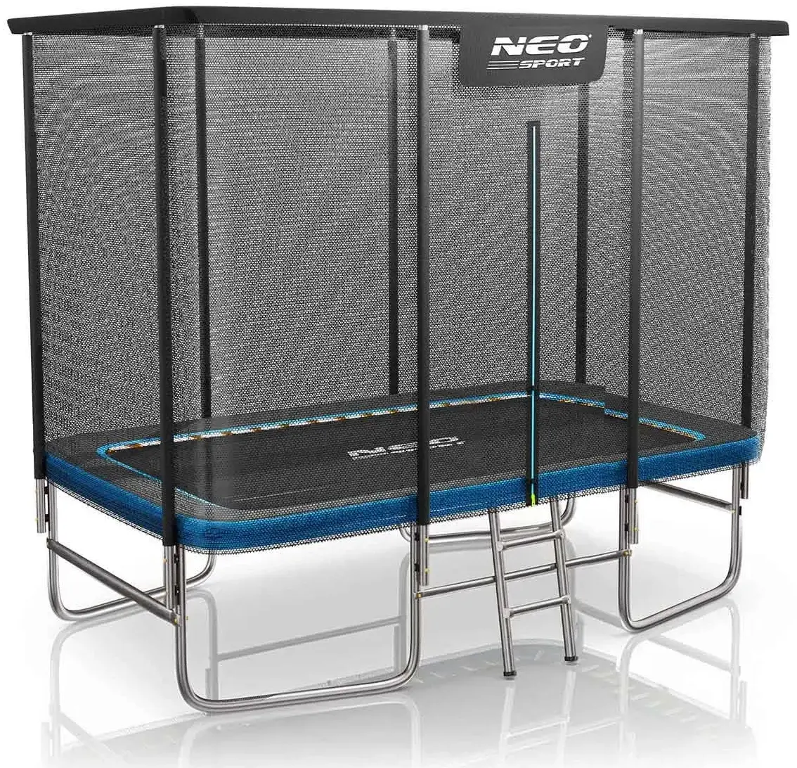 Trambulina cu plasa de protectie Neo Sport NS-07X10Z251 (Black/Blue)