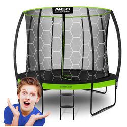 Trambulina cu plasa de protectie Neo Sport NS-08C221 252cm (Green) Thumb