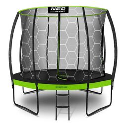Trambulina cu plasa de protectie Neo Sport NS-08C221 252cm (Green)
