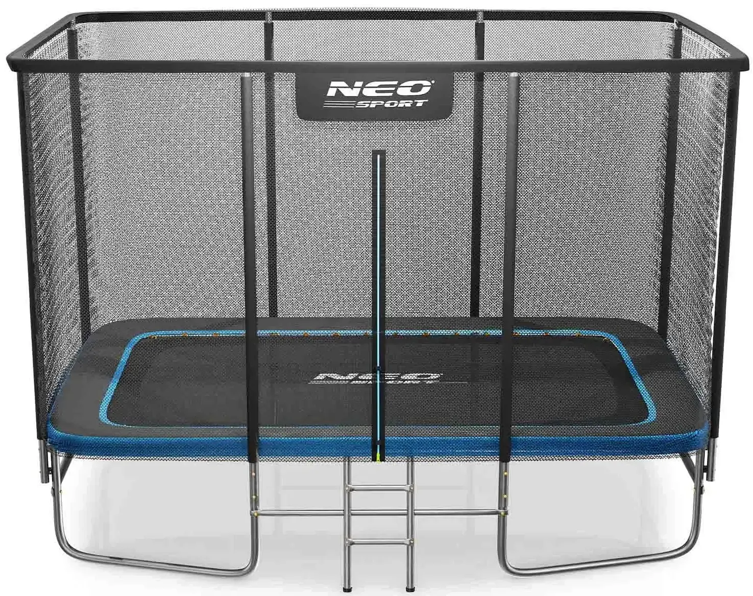 Trambulina cu plasa de protectie Neo Sport NS-08X12Z251 (Black/Blue) - 3