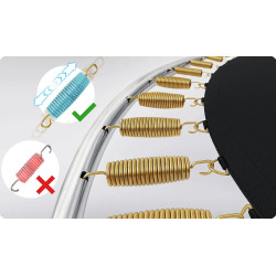 Батут с защитной сеткой Neo Sport NS-08Z221 (Black/Blue) Thumb