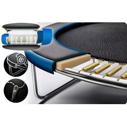 Батут с защитной сеткой Neo Sport NS-08Z221 (Black/Blue) Thumb