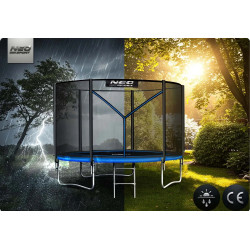 Батут с защитной сеткой Neo Sport NS-08Z221 (Black/Blue) Thumb