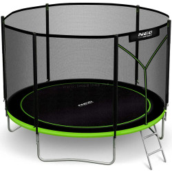 Батут с защитной сеткой Neo Sport NS-08Z231 (Green/Black)