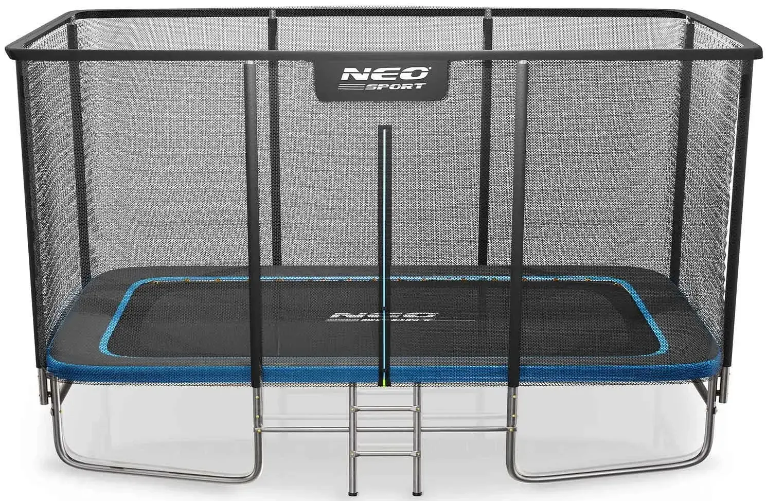 Trambulina cu plasa de protectie Neo Sport NS-10X14Z251 (Black/Blue) - 2