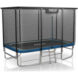Trambulina cu plasa de protectie Neo Sport NS-10X14Z251 (Black/Blue)
