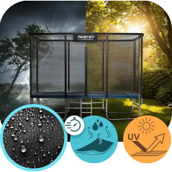 Trambulina cu plasa de protectie Neo Sport NS-10X14Z251 (Black/Blue) Thumb
