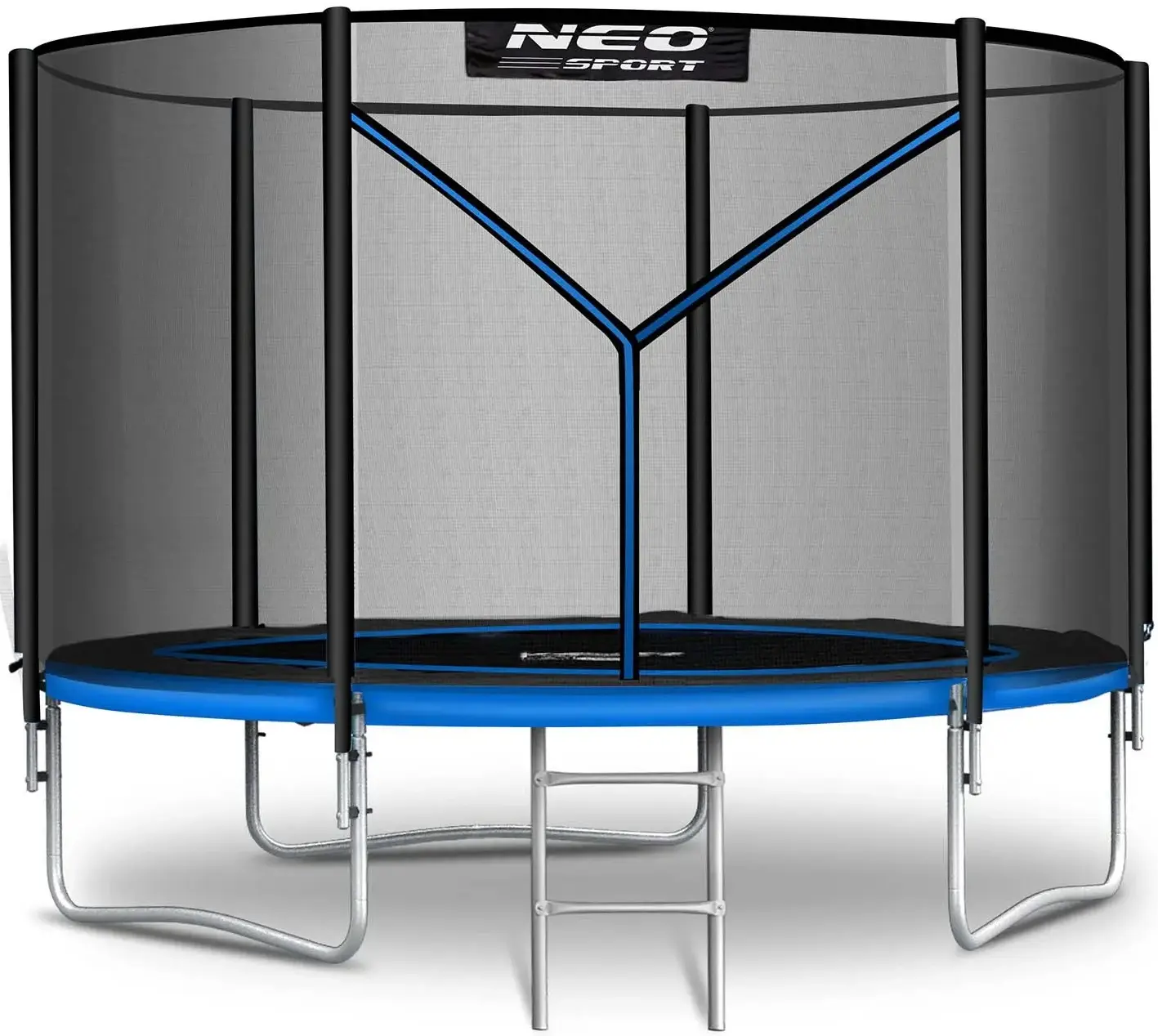 Trambulina cu plasa de protectie Neo Sport NS-10Z221 (Black/Blue) - 2