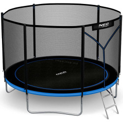 Trambulina cu plasa de protectie Neo Sport NS-10Z221 (Black/Blue)
