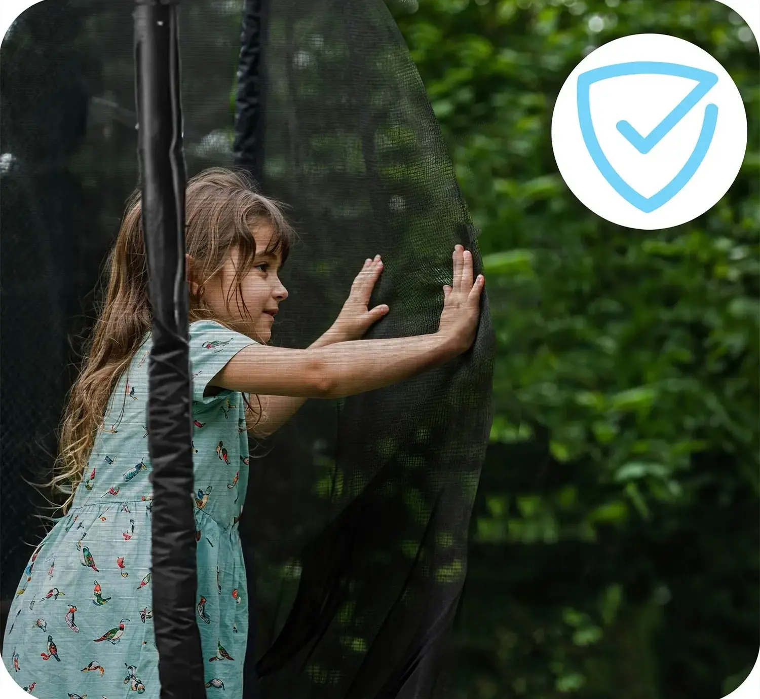 Trambulina cu plasa de protectie Neo Sport NS-10Z231 (Green/Black) - 13