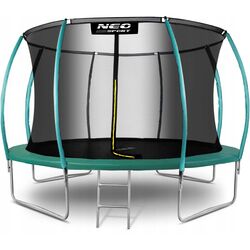 Trambulina cu plasa de protectie Neo Sport NS-12C181 374cm (Green)