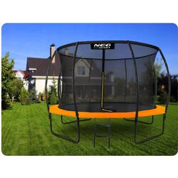 Батут с защитной сеткой Neo Sport NS-12C201 374cm (Orange) Thumb