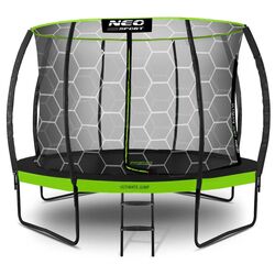 Trambulina cu plasa de protectie Neo Sport NS-12C221 374cm (Green)