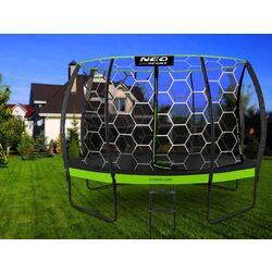 Trambulina cu plasa de protectie Neo Sport NS-12C221 374cm (Green) Thumb