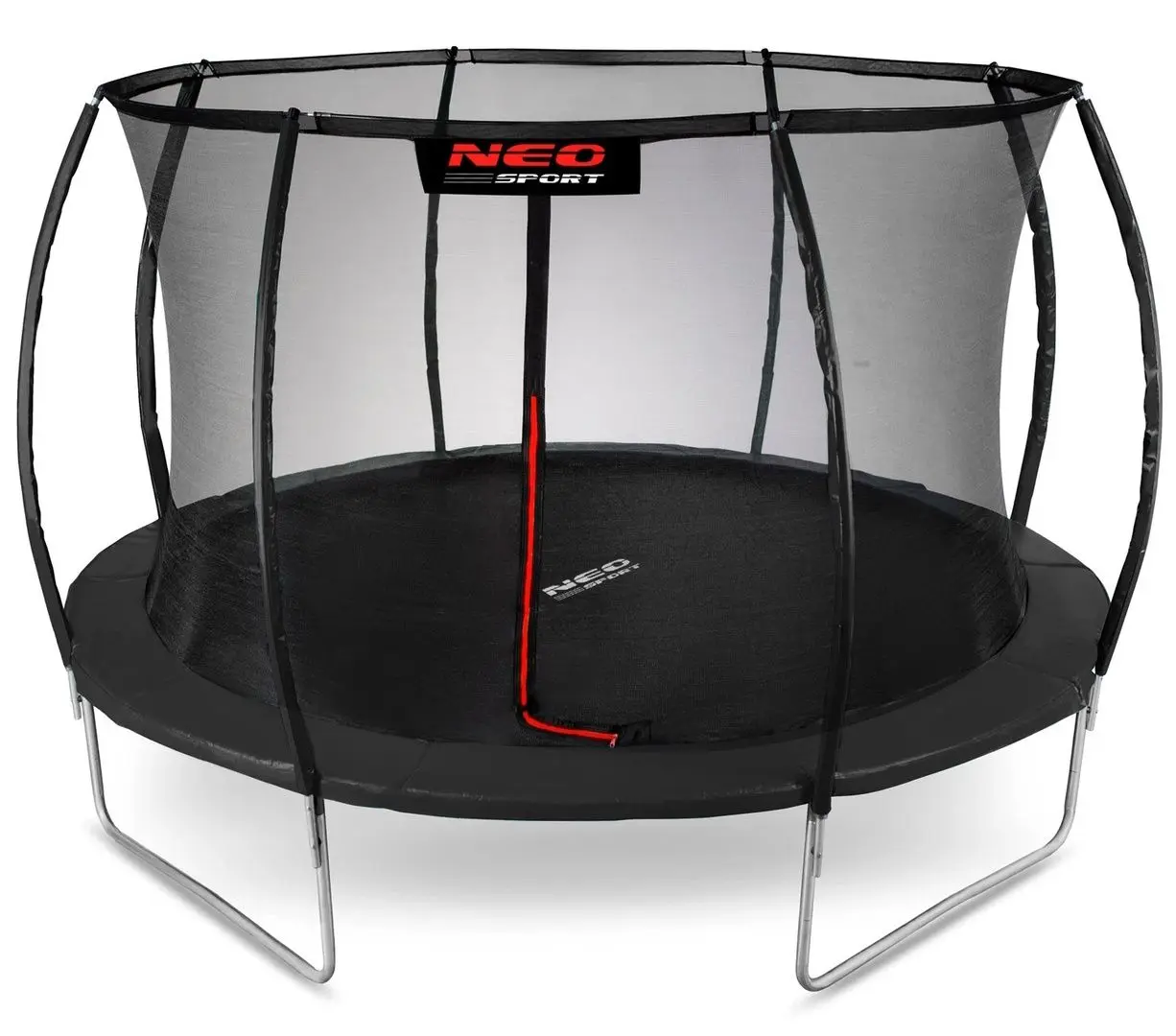 Trambulina cu plasa de protectie Neo Sport NS-12C231 374cm (Black)