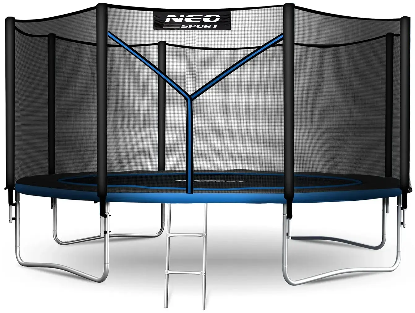 Батут с защитной сеткой Neo Sport NS-12Z221 (Black/Blue) - 3
