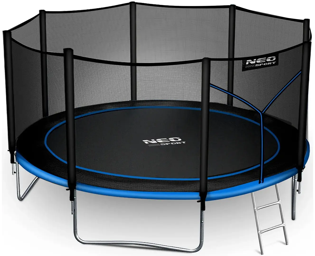 Батут с защитной сеткой Neo Sport NS-12Z221 (Black/Blue)