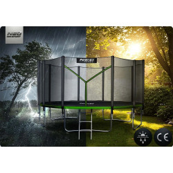 Trambulina cu plasa de protectie Neo Sport NS-12Z231 (Black/Green) Thumb