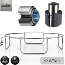 Trambulina cu plasa de protectie Neo Sport NS-12Z231 (Black/Green) Thumb