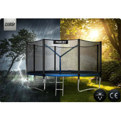 Батут с защитной сеткой Neo Sport NS-13Z221 (Black/Blue) Thumb