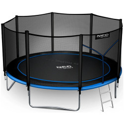 Батут с защитной сеткой Neo Sport NS-13Z221 (Black/Blue)