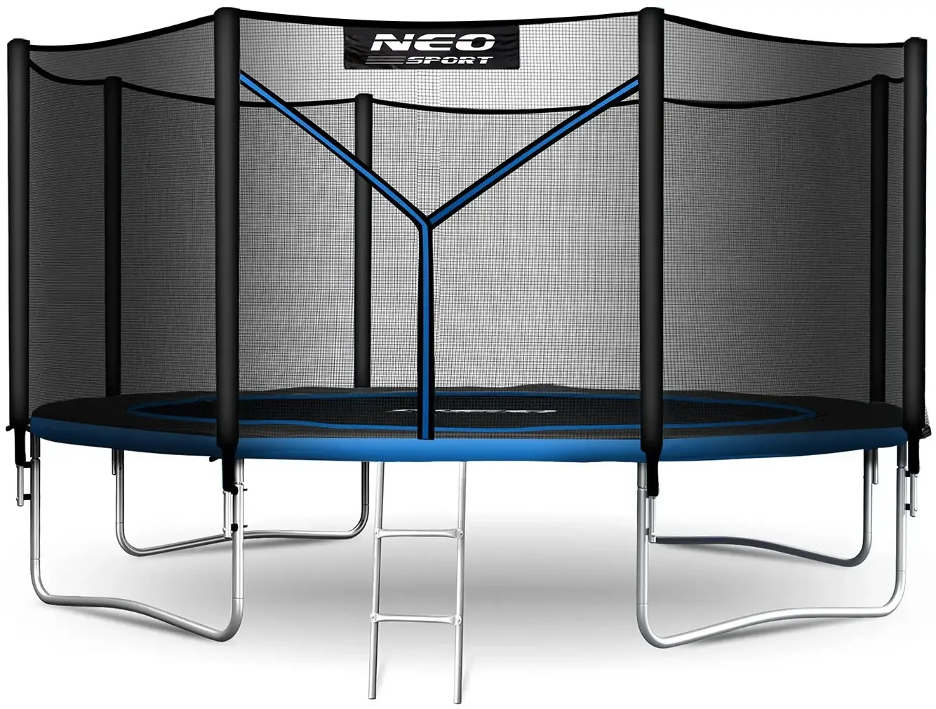 Батут с защитной сеткой Neo Sport NS-13Z221 (Black/Blue) - 6
