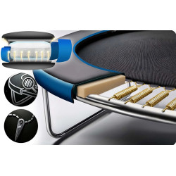 Батут с защитной сеткой Neo Sport NS-13Z221 (Black/Blue) Thumb