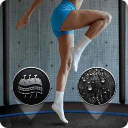 Батут с защитной сеткой Neo Sport NS-13Z221 (Black/Blue) Thumb