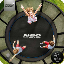 Батут с защитной сеткой Neo Sport NS-13Z221 (Black/Blue) Thumb