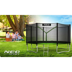 Trambulina cu plasa de protectie Neo Sport NS-13Z231 (Black/Green) Thumb