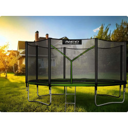 Trambulina cu plasa de protectie Neo Sport NS-13Z231 (Black/Green) Thumb