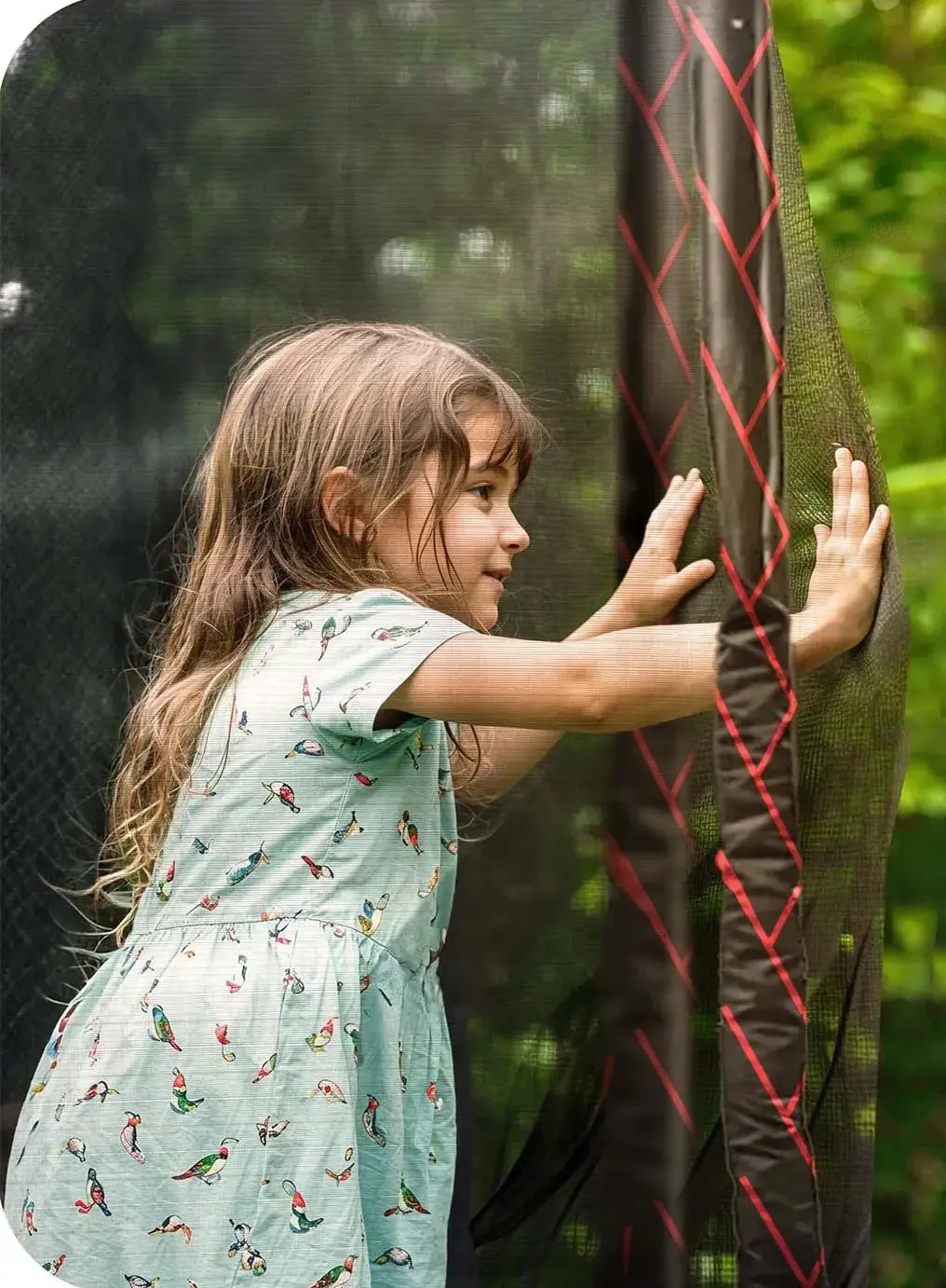 Батут с защитной сеткой Neo Sport NS-13Z241 (Black/Red) - 11